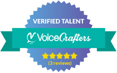 Voice Crafters verified talent badge