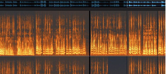 audio post-production - audio spectogram