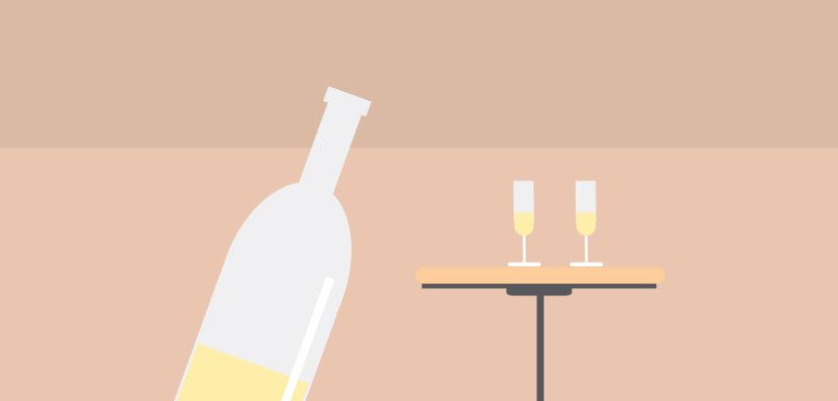 choose a voice over for your brand - illustration of drinks