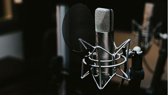 video translation services - condenser microphone