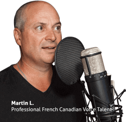 Professional French Canadian Voice Talent - Martin L.