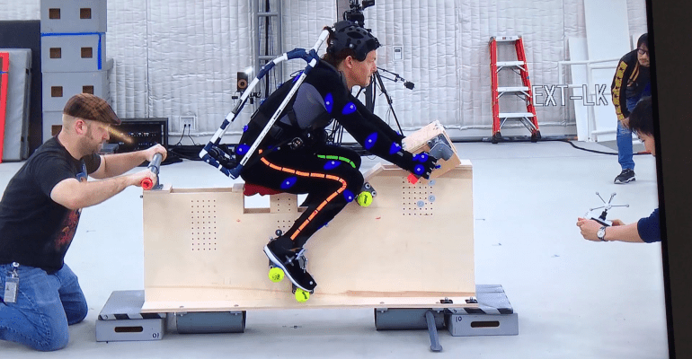 How to Hire Video Game Voice Actors - Actor in motion capture suit