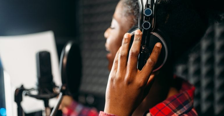 Dubbing-A Comprehensive Guide - Female voice talent recording