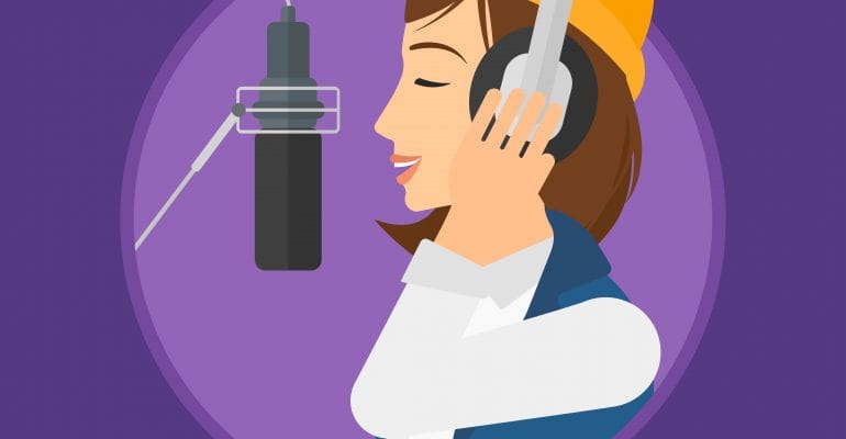 Explainer Videos Why Hire a Pro Voice Actor - Animated image of professional voice actor