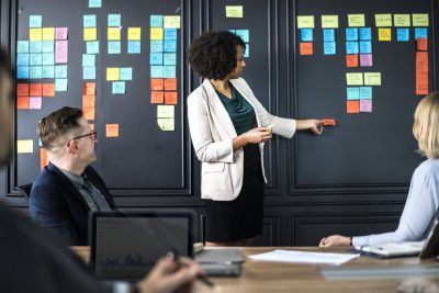 How to Create an Effective Storyboard Even If You're Not an Artist - A business team in a meeting
