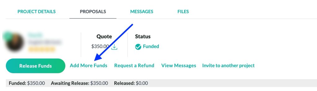 How clients can add more funds